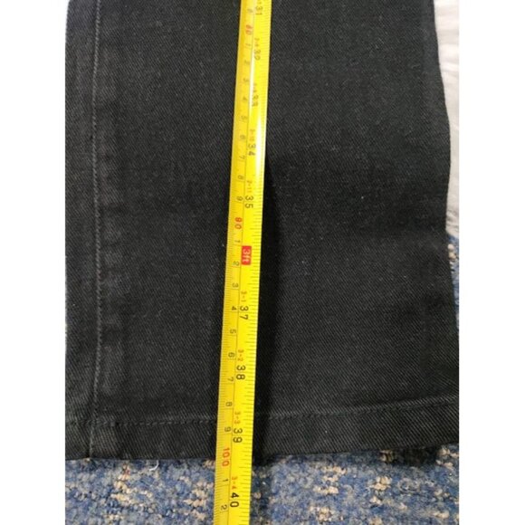 J&ANS Dolce&Gabbana Pants Black Denim High Rise Straight Leg Slim Fit 0/XS - Picture 7 of 11